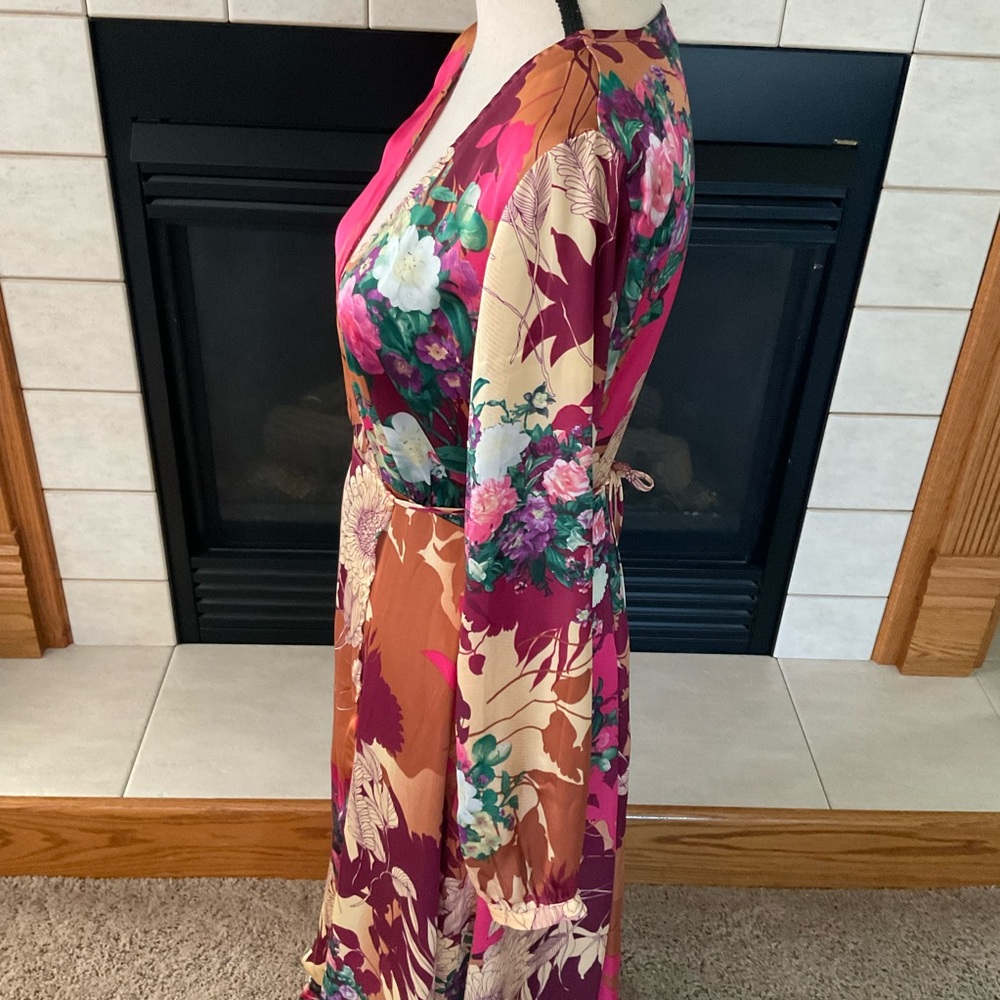 Lulus Floral Print Maxi Dress, Women’s Sz XS - Picture 5 of 12